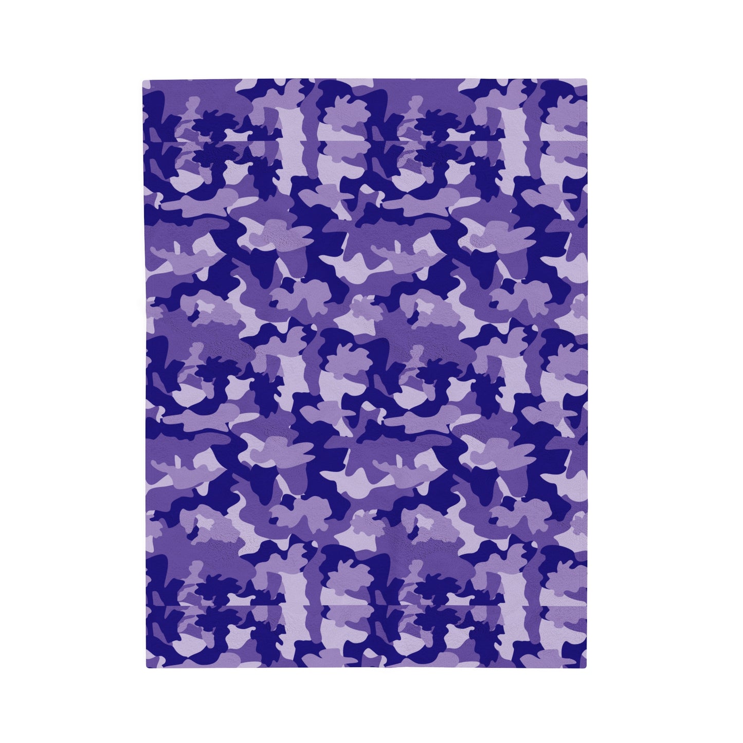 Camouflage Velveteen Plush Blanket | Soft, Rugged, Luxurious and Comforting | Available in Multiple Sizes