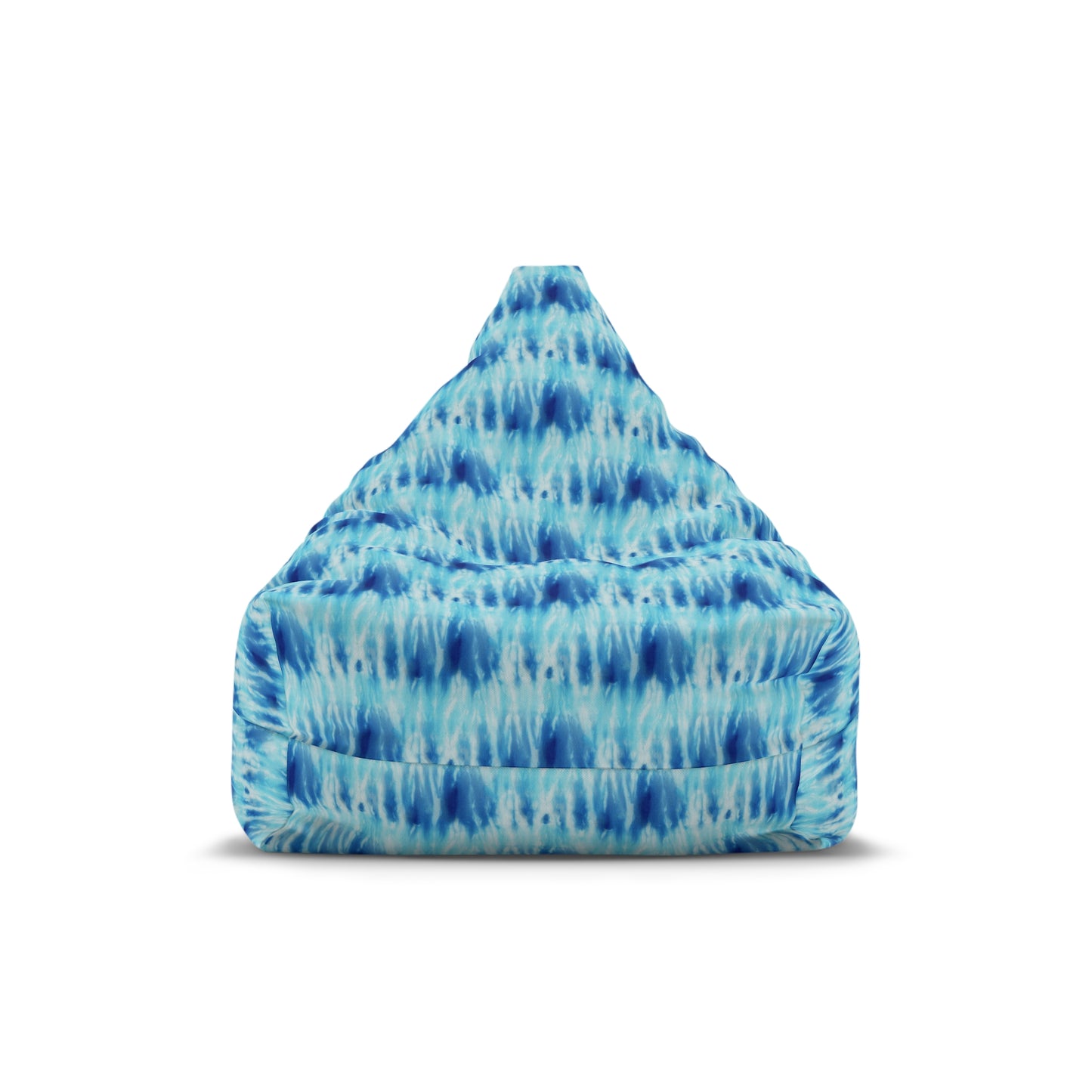 Tie-Dye Bean Bag Chair Cover - Durable Polyester, Locking Zipper, 2 Sizes