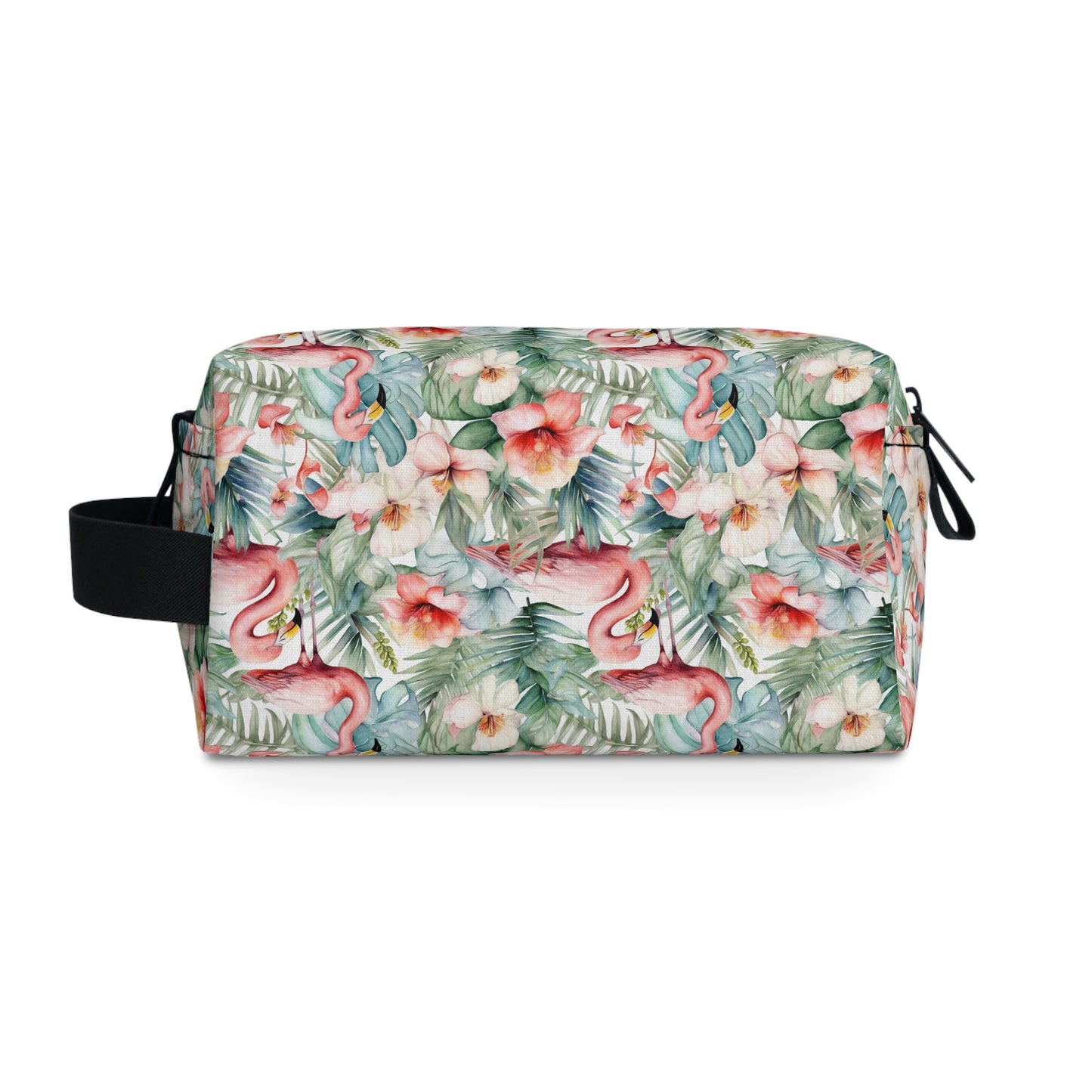Flamingo Toiletry Bag - Splash-Proof Organizer for Tropical Getaways and Everyday Glam