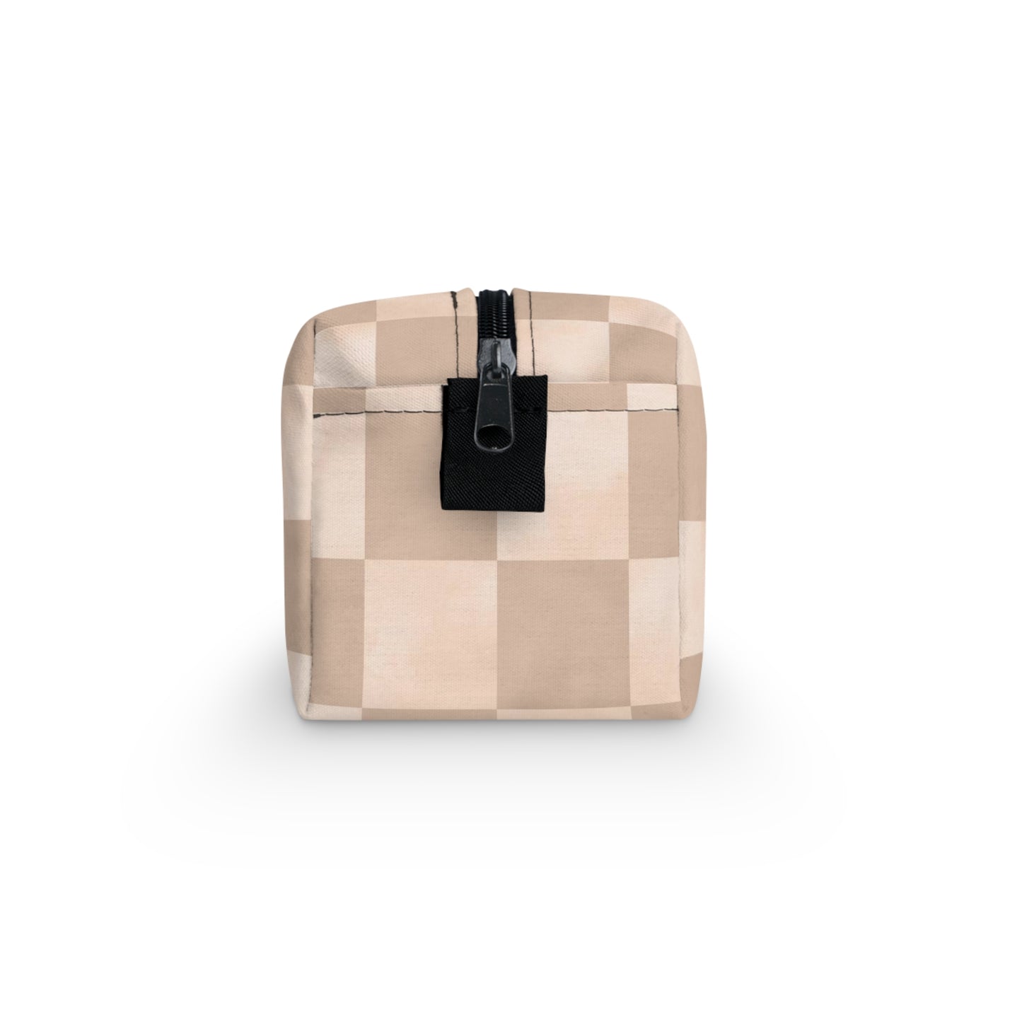 Pastel Checkers Toiletry Bag - Water-Resistant & Chic Cosmetic Organizer - Lightweight Travel Pouch - Elegant Bathroom Accessory