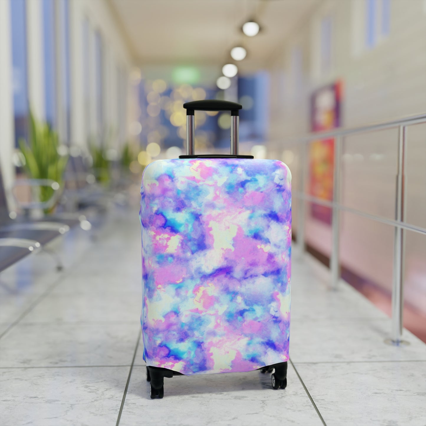 Tie Dye Luggage Cover - Stylish Travel Suitcase Protection Cover