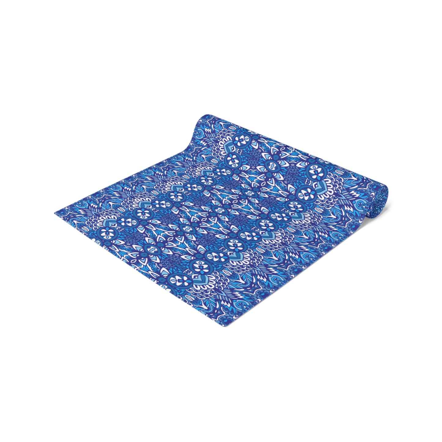 Mandala Print Table Runner - Intricate Patterns, Cotton Twill or Polyester - Ideal for Decorative Home Accents