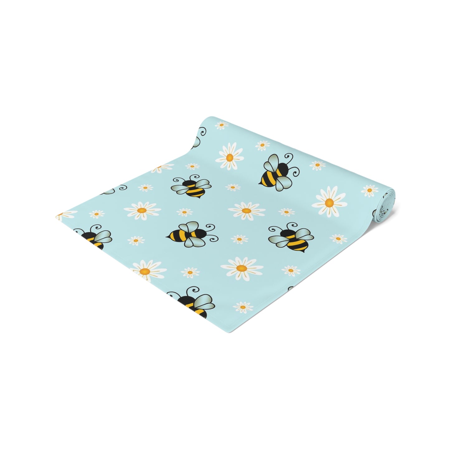 Honey Bee Print Table Runner - Buzzing with Charm - Perfect for Nature Lovers Homes