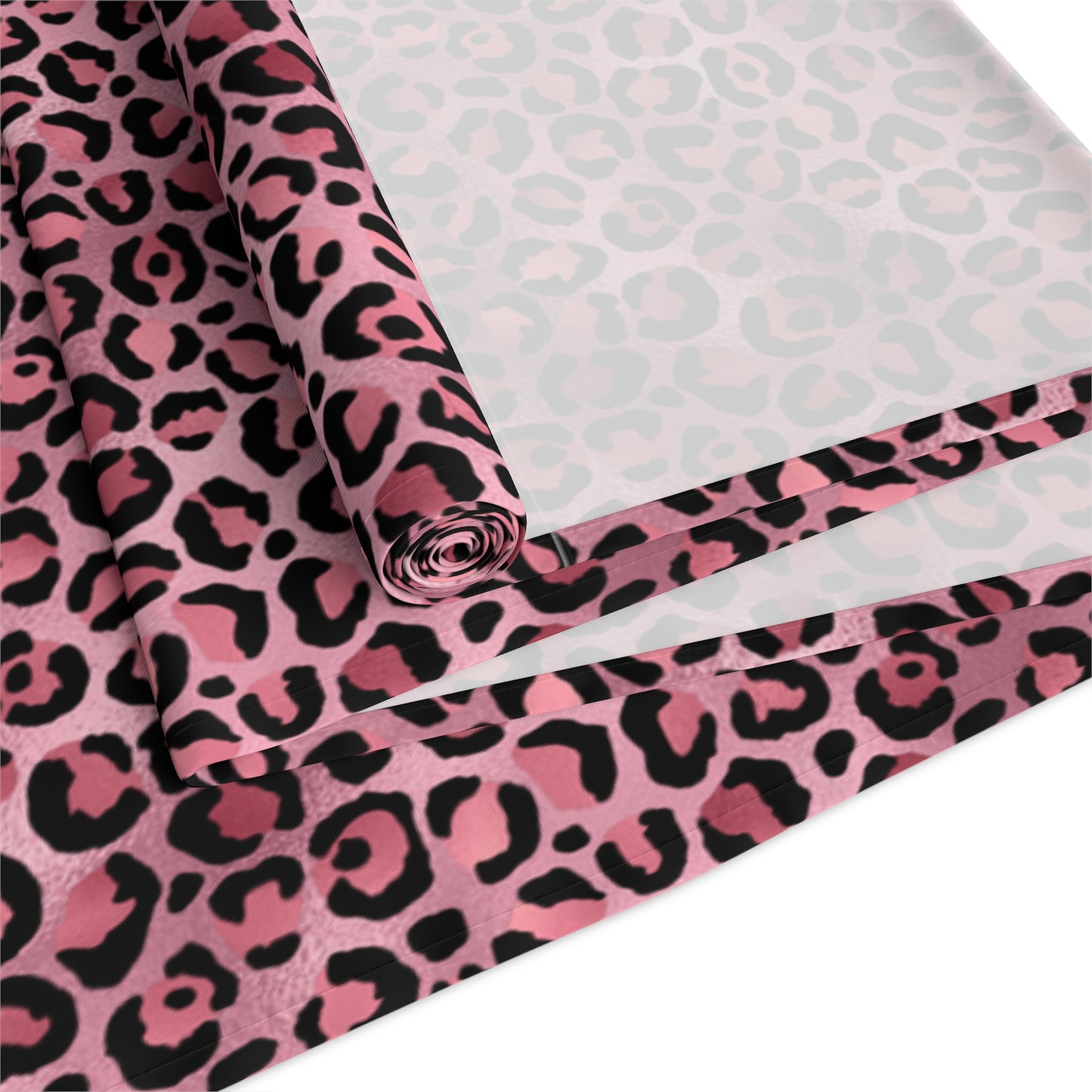Leopard Print Table Runner - Bold Exotic Elegance, Cotton Twill or Polyester - Perfect for Safari & Glamorous Home Decor