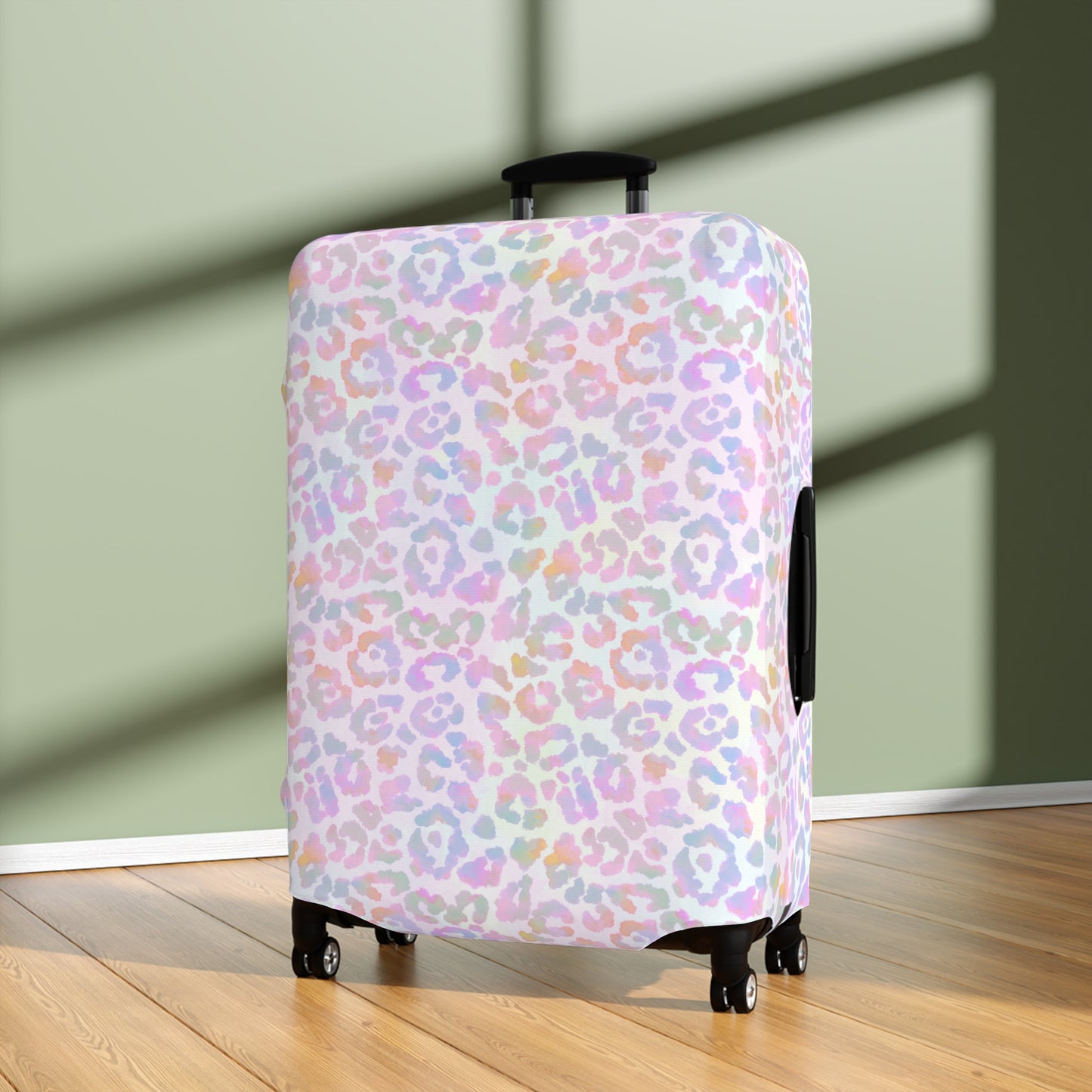 Leopard Print Luggage Cover - Animal Print Suitcase Protector