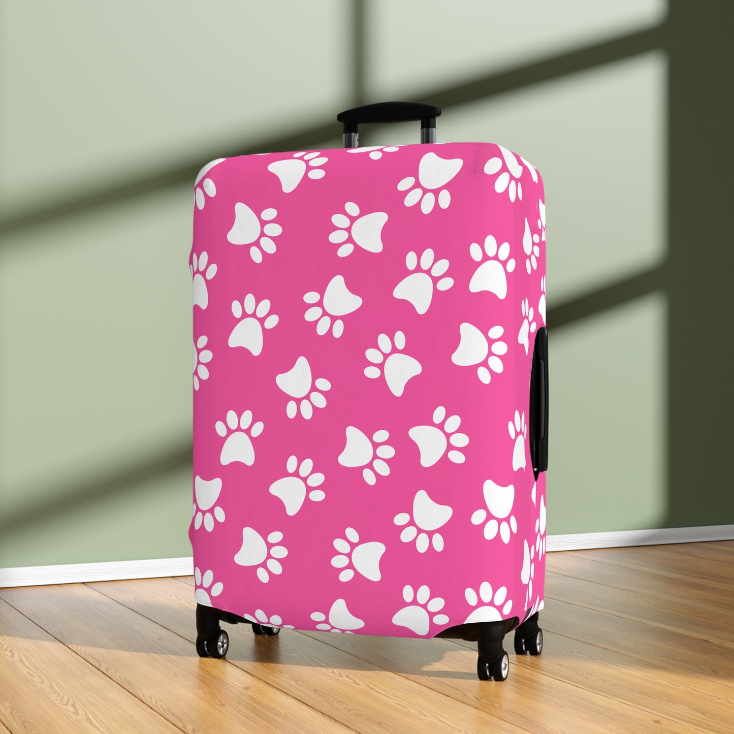 Paw Print Luggage Cover - Stylish Paw Print Suitcase Protector