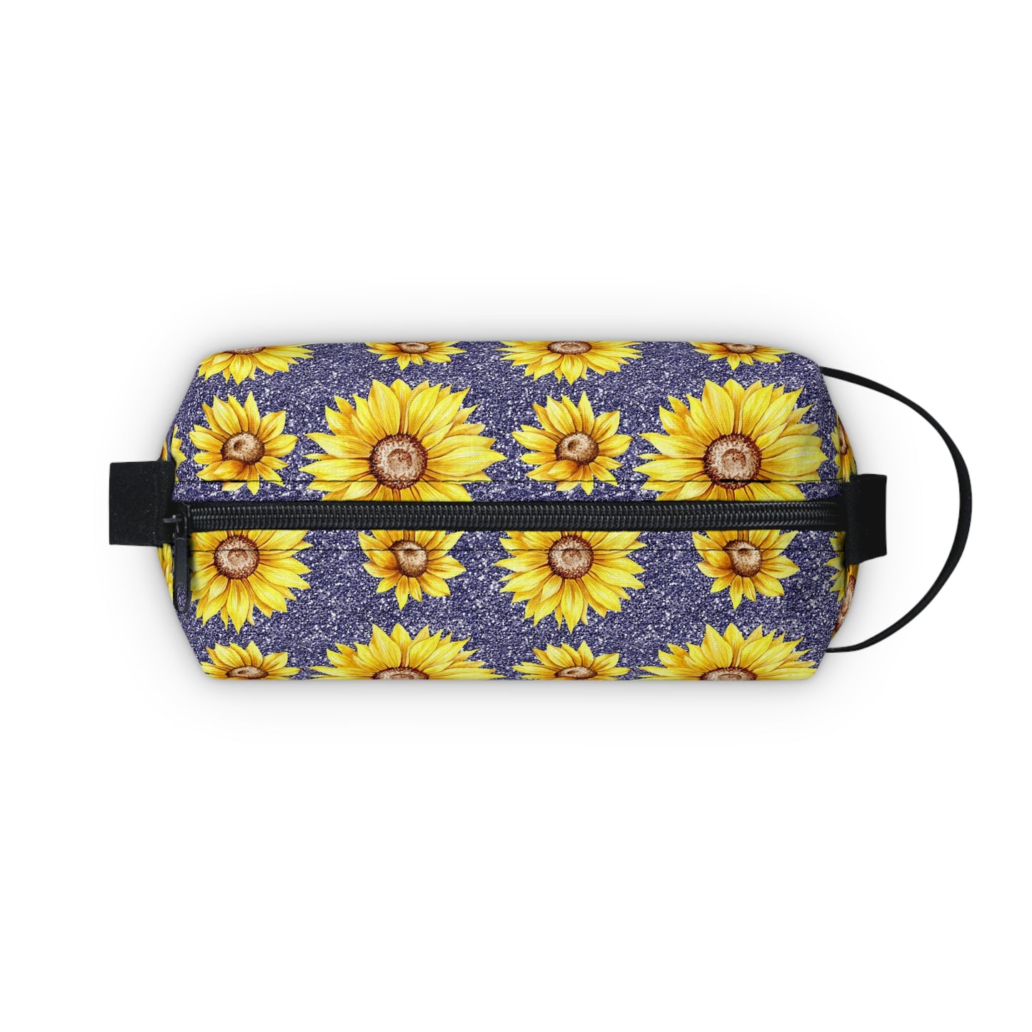 Sunflower Toiletry Bag | Cheerful & Durable Organizer | Water-Resistant for Travel, Camping, College