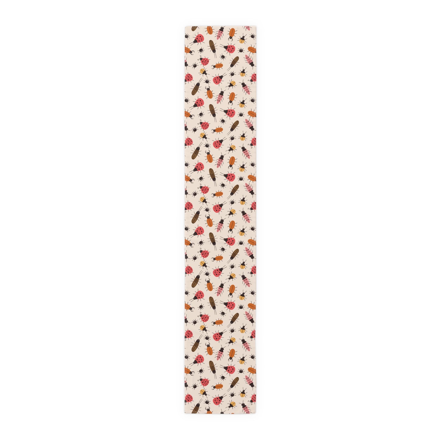 Insect Print Table Runner - Detailed Elegance, Cotton Twill or Polyester - Perfect for Nature Enthusiasts & Scientific Decor