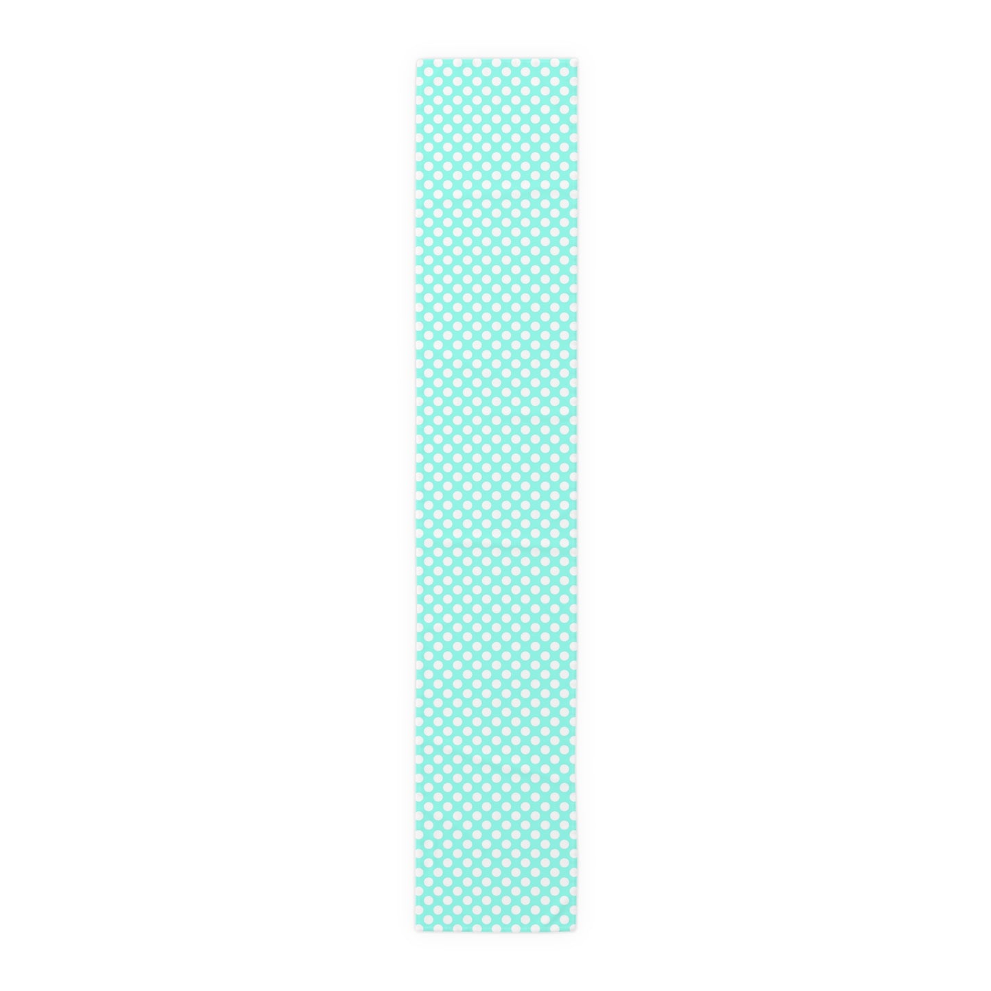 Pastel Polka Dot Table Runner - Soft Elegance, Cotton Twill or Polyester - Perfect for Playful & Light Home Decor