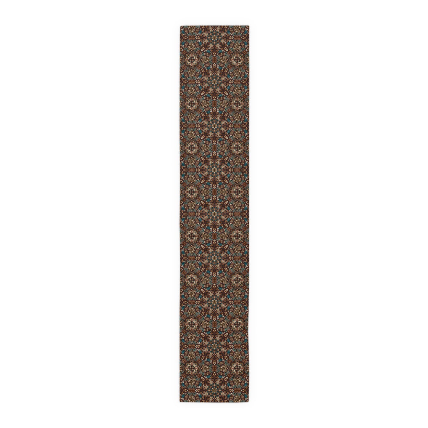 Mandala Print Table Runner - Intricate Patterns, Cotton Twill or Polyester - Ideal for Decorative Home Accents
