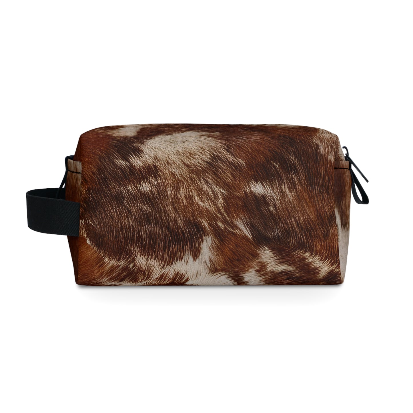 Cowhide Toiletry Bag | Rustic & Water-Resistant Organizer | Perfect for Camping, Travel, College