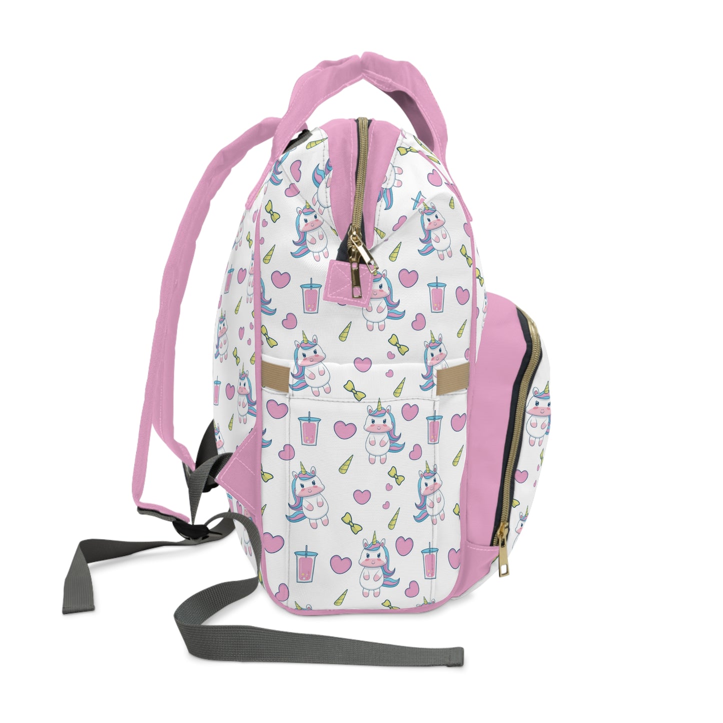 Multifunctional Unicorn Diaper Backpack - Magical Storage Solution for Busy Parents