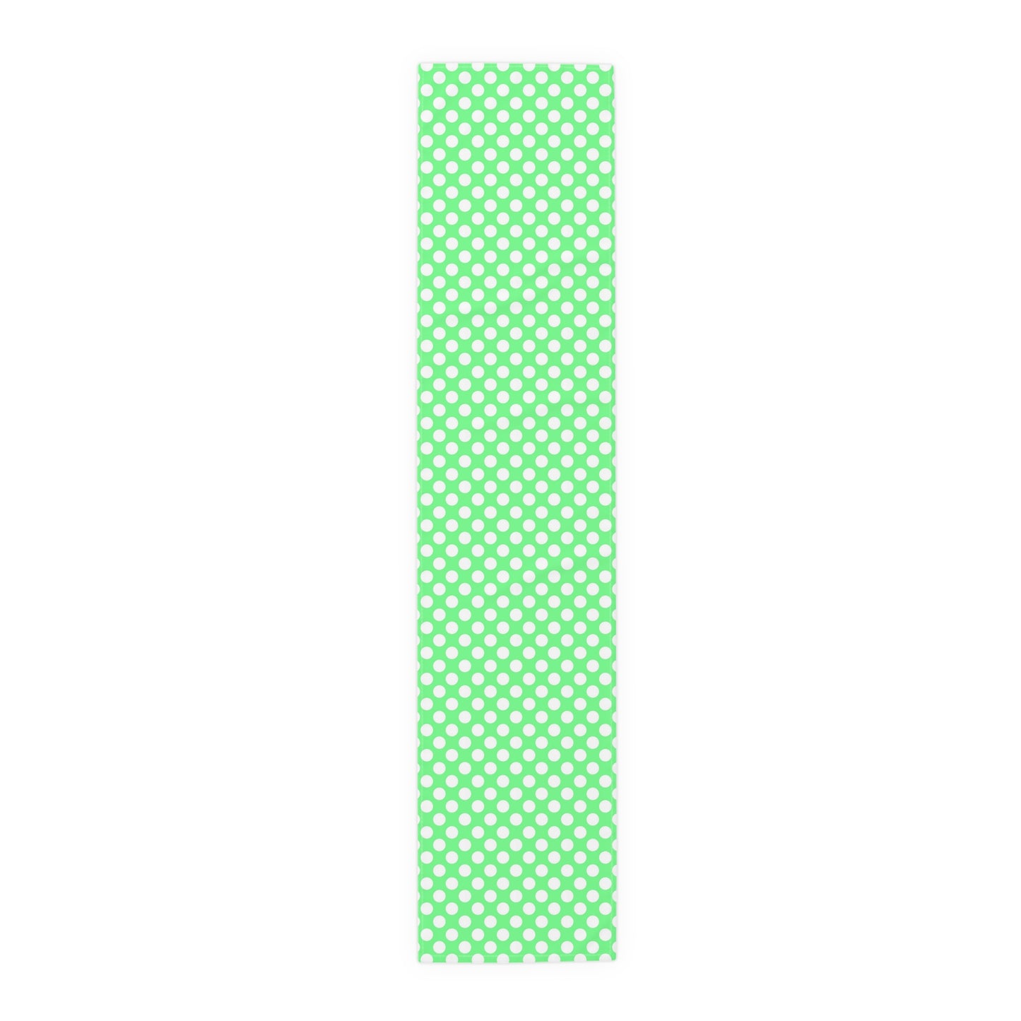 Pastel Polka Dot Table Runner - Soft Elegance, Cotton Twill or Polyester - Perfect for Playful & Light Home Decor