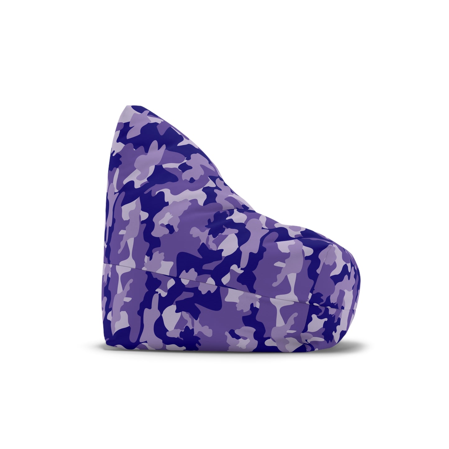 Camouflage Bean Bag Chair Cover - Durable Polyester, Locking Zipper, 2 Sizes Camo Bean Bag Cover