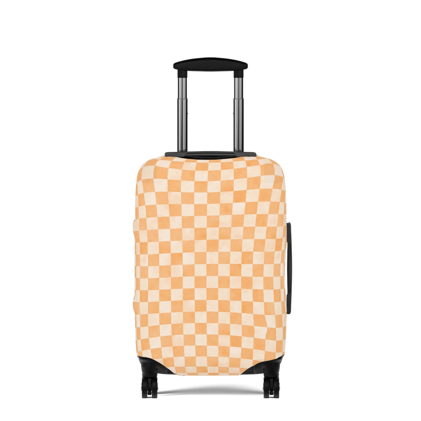Pastel Checkers Luggage Cover - Checkers Suitcase Cover