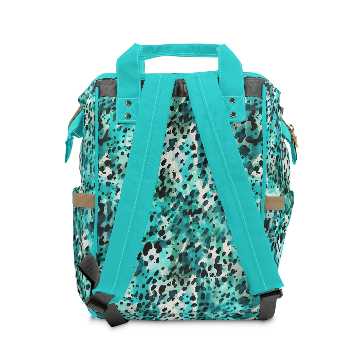 Trendy Cow Print Diaper Backpack - Durable Baby Bag with Unique Cow Pattern, Spacious Nappy Bag for Fashion-Forward Parents