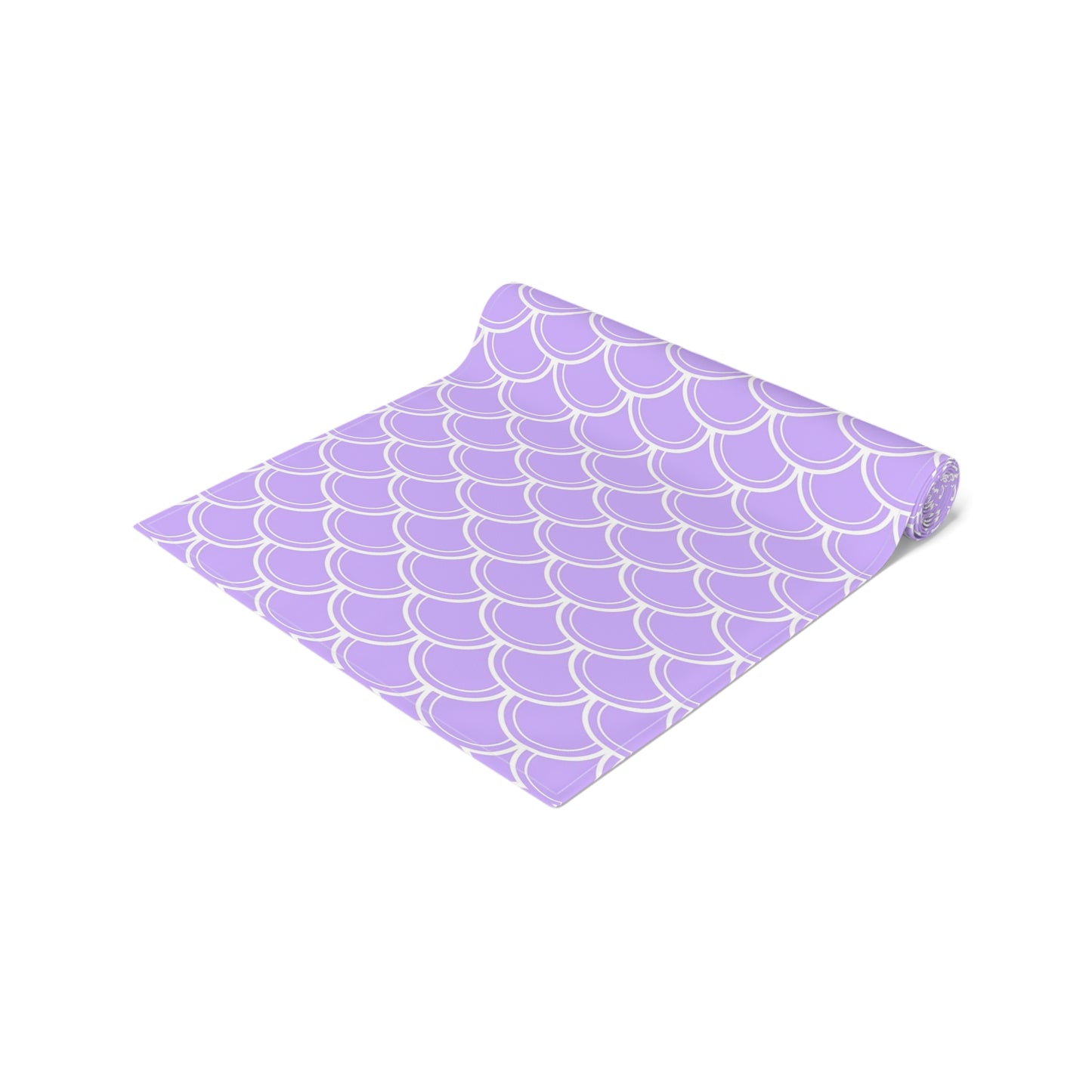 Mermaid Print Table Runner - Mystical Sea Charm, Cotton Twill or Polyester - Perfect for Enchanting Home Decor