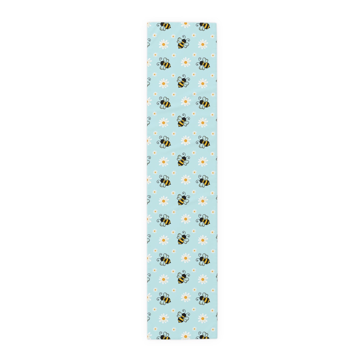 Honey Bee Print Table Runner - Buzzing with Charm - Perfect for Nature Lovers Homes