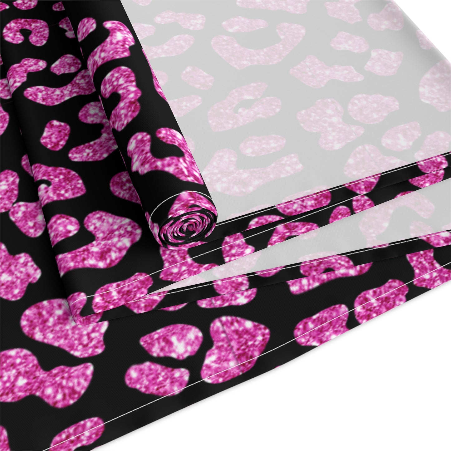 Leopard Print Table Runner - Bold Exotic Elegance, Cotton Twill or Polyester - Perfect for Safari & Glamorous Home Decor
