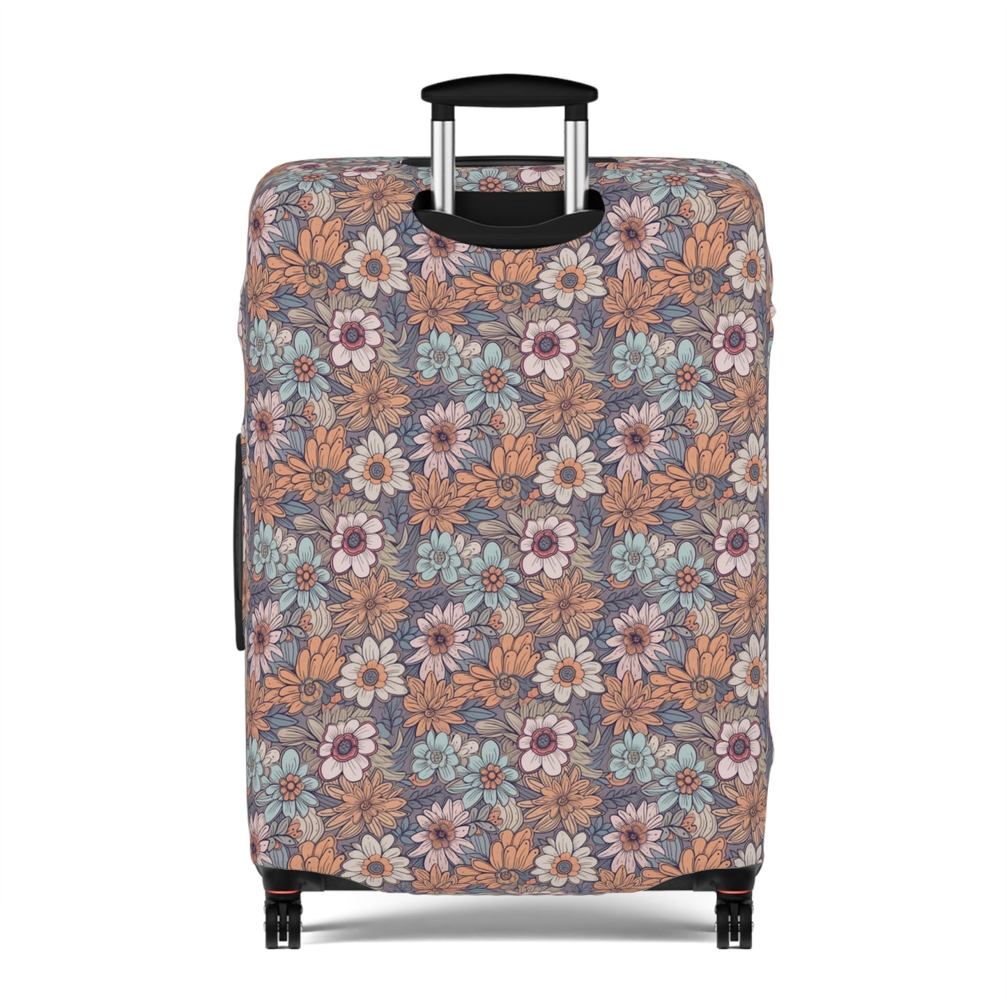 Boho Floral Luggage Cover - Trendy Travel Floral Suitcases Cover