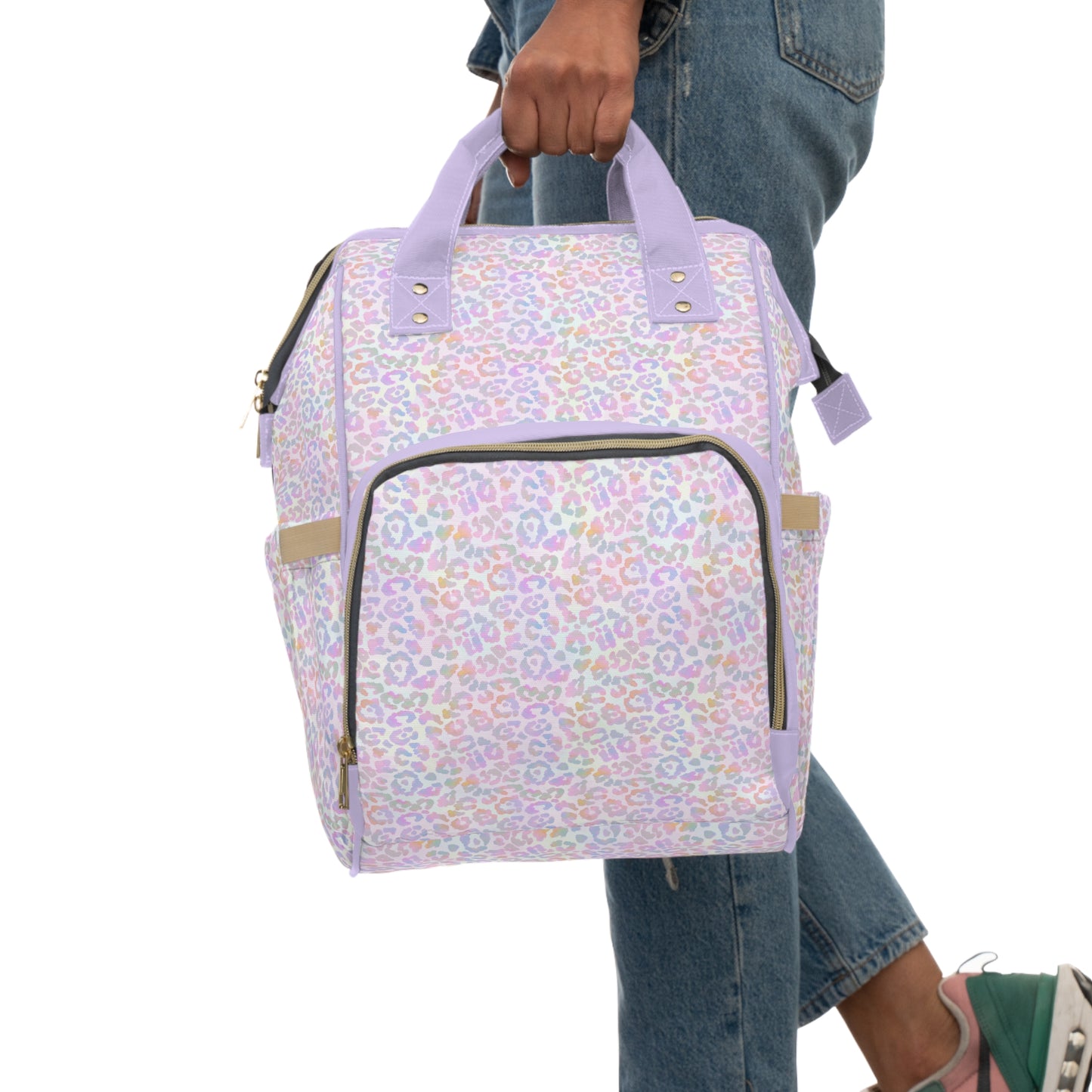 Leopard Print Diaper Backpack - Bold & Stylish Baby Bag with Trendy Leopard Patterns, Perfect for Adventurous Parents