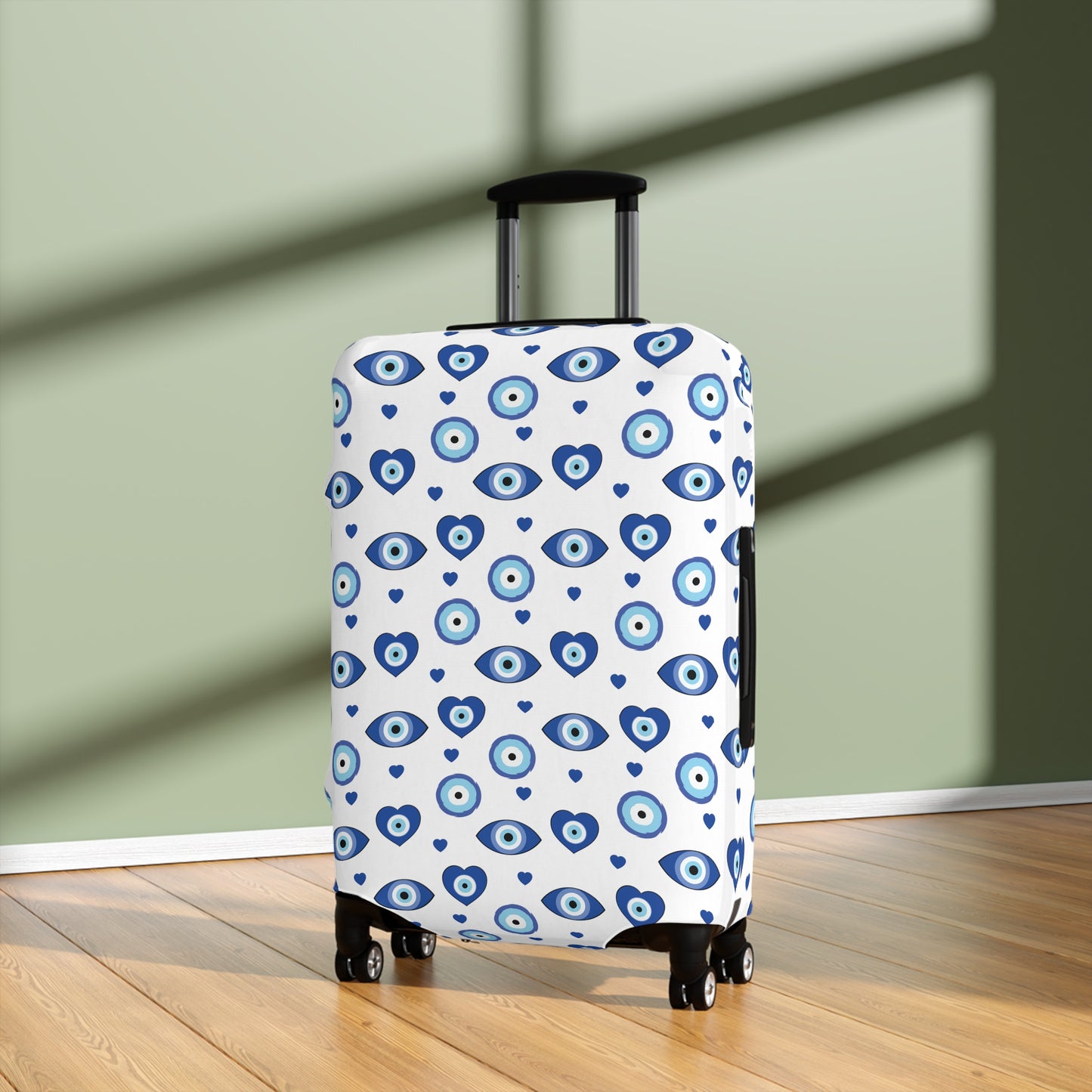 Evil Eye Luggage Cover - Stylish Evil Eye Suitcase Protector