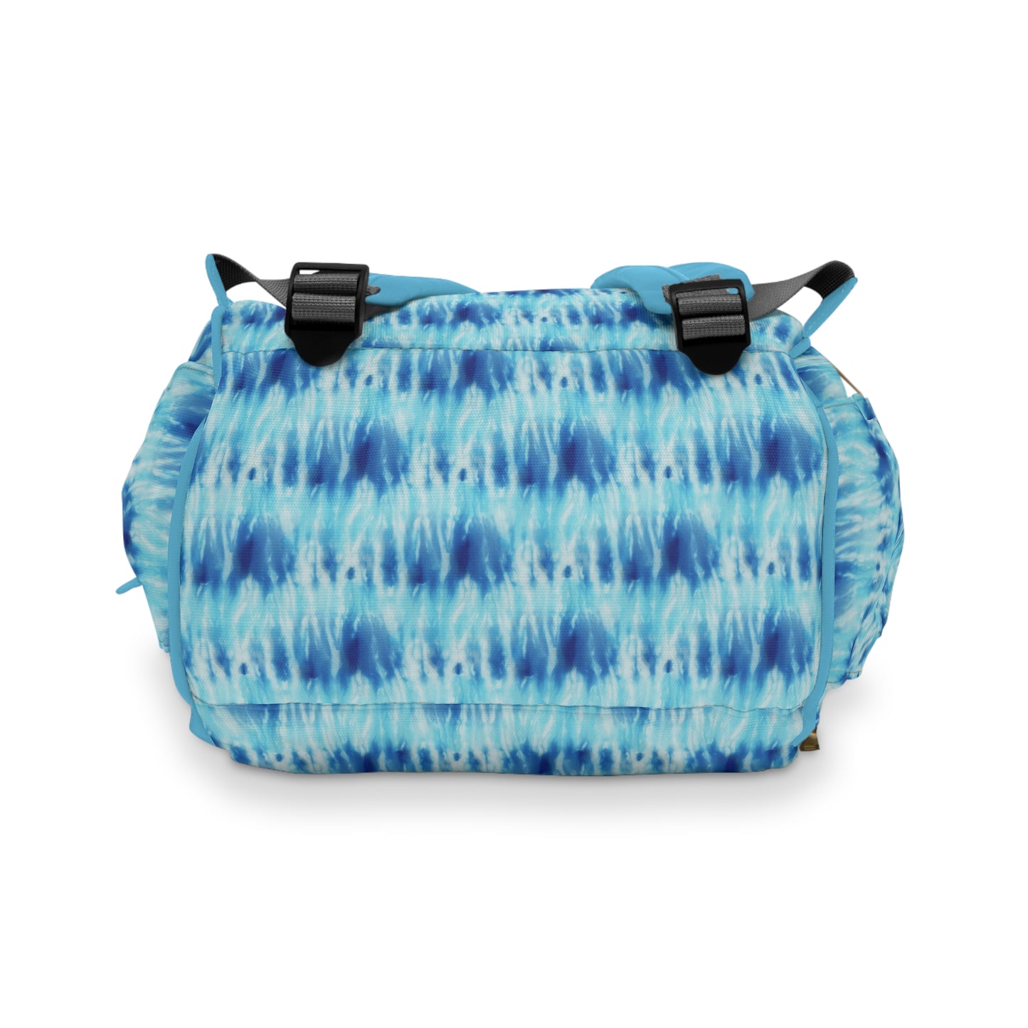 Multifunctional Tie-Dye Diaper Backpack - Lightweight Nylon Baby Bag with Adjustable Straps