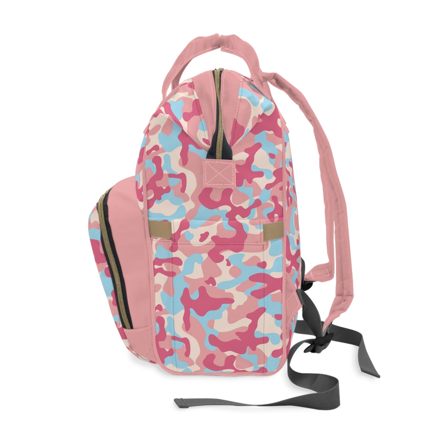 Camouflage Diaper Backpack - Durable Nylon Camo Baby Bag for Outdoorsy Parents, Spacious & Multifunctional Camo Diaper Backpack