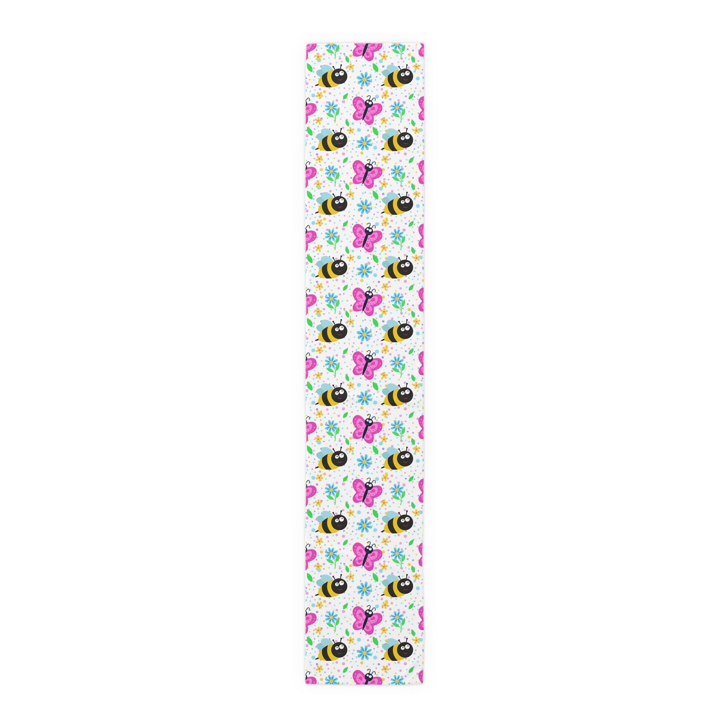 Honey Bee Print Table Runner - Buzzing with Charm - Perfect for Nature Lovers Homes