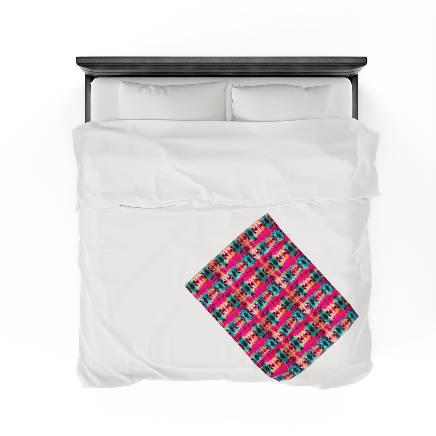 Aztec Velveteen Plush Blanket | Soft, Luxurious, Cultural, and Comforting | Available in Multiple Sizes