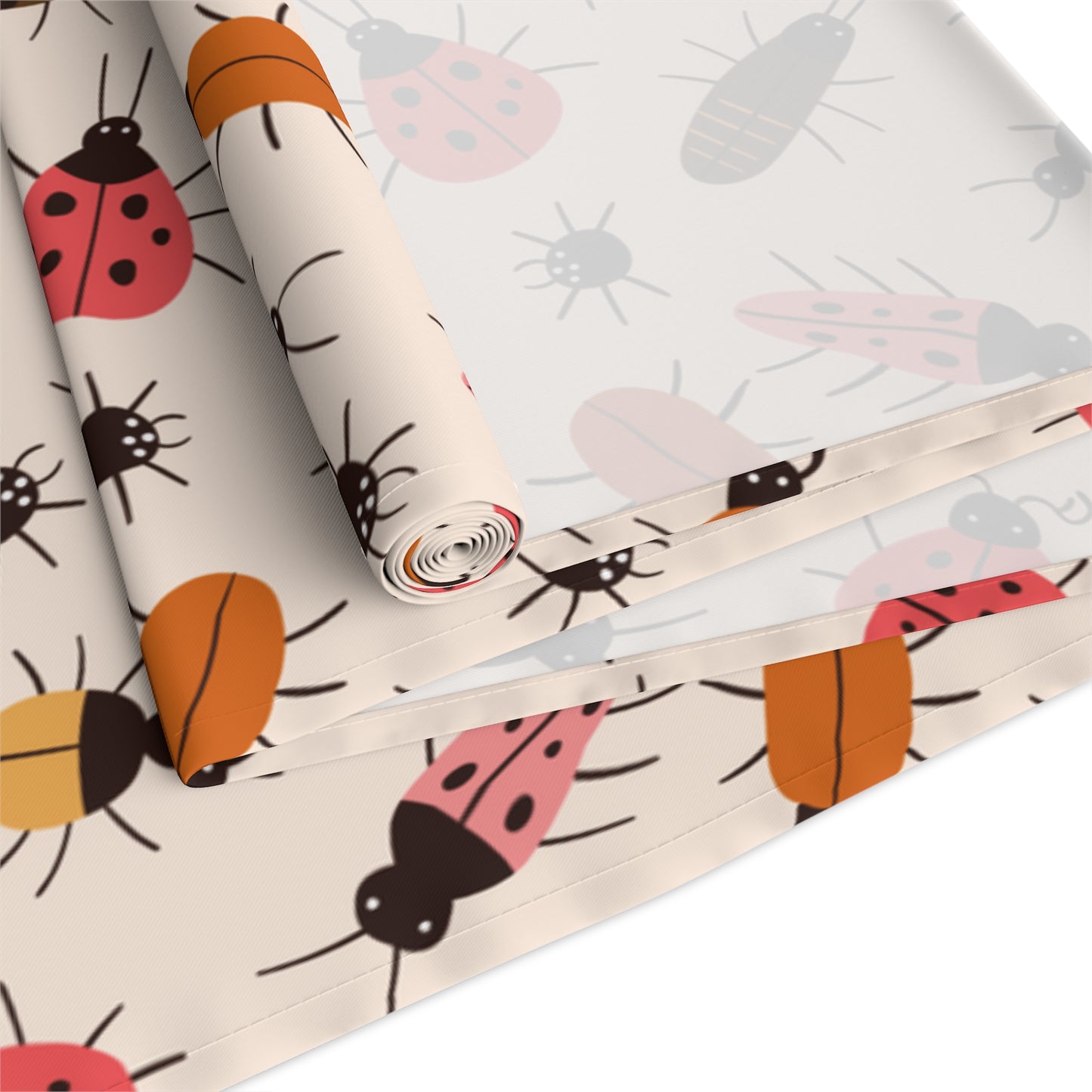 Insect Print Table Runner - Detailed Elegance, Cotton Twill or Polyester - Perfect for Nature Enthusiasts & Scientific Decor