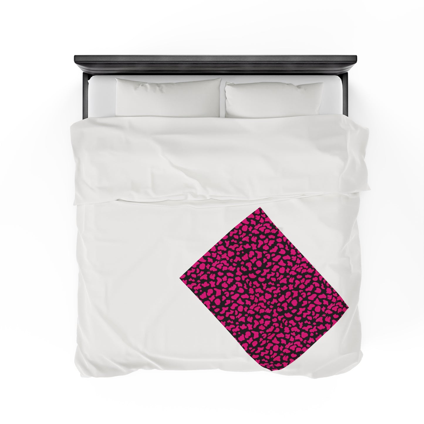 Cow Print Velveteen Plush Blanket | Soft, Stylish, Luxurious and Comforting | Available in Multiple Sizes