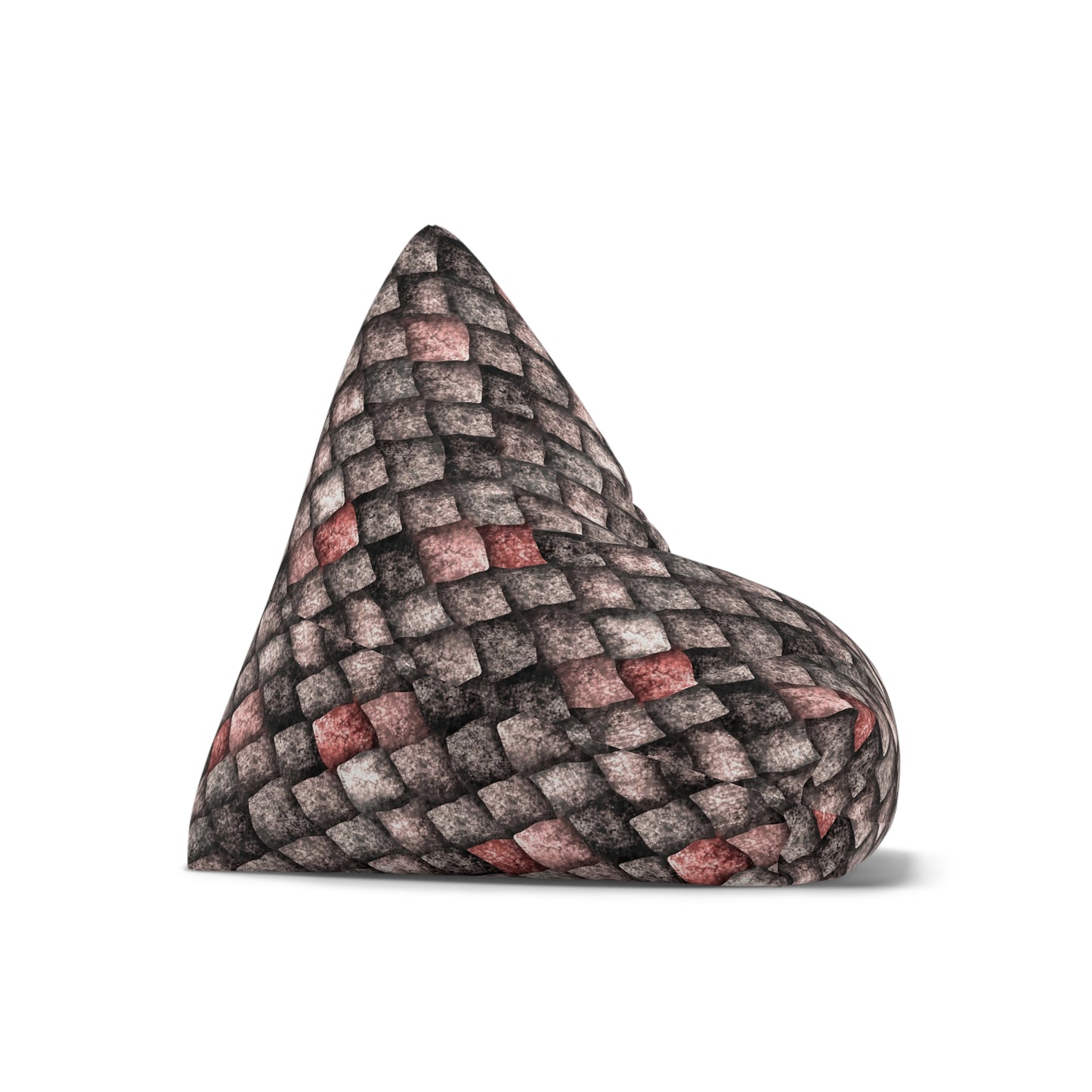 Dragon Scale Bean Bag Chair Cover - Mythical Style Durable Polyester Slipcover