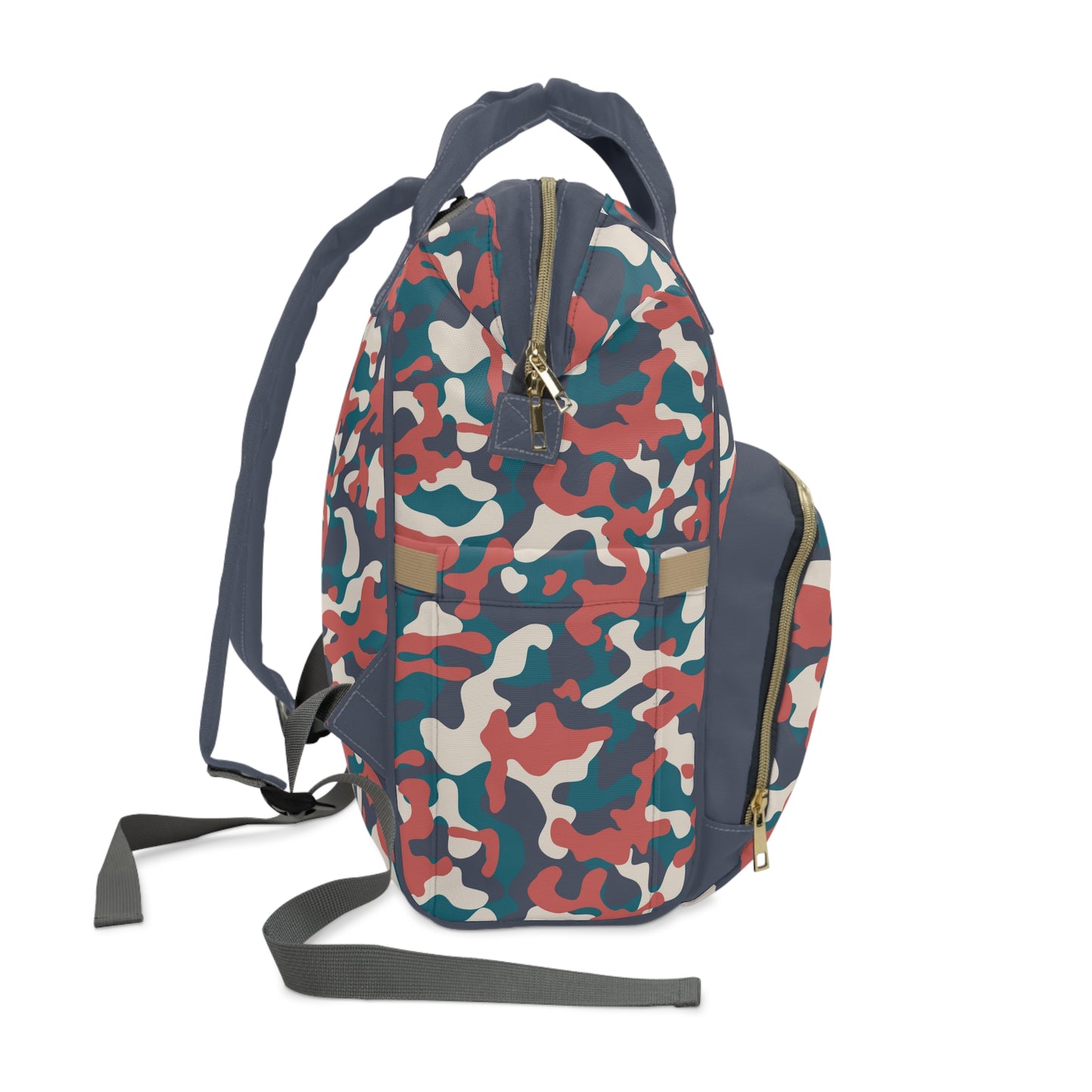 Camouflage Diaper Backpack - Durable Nylon Camo Baby Bag for Outdoorsy Parents, Spacious & Multifunctional Camo Diaper Backpack