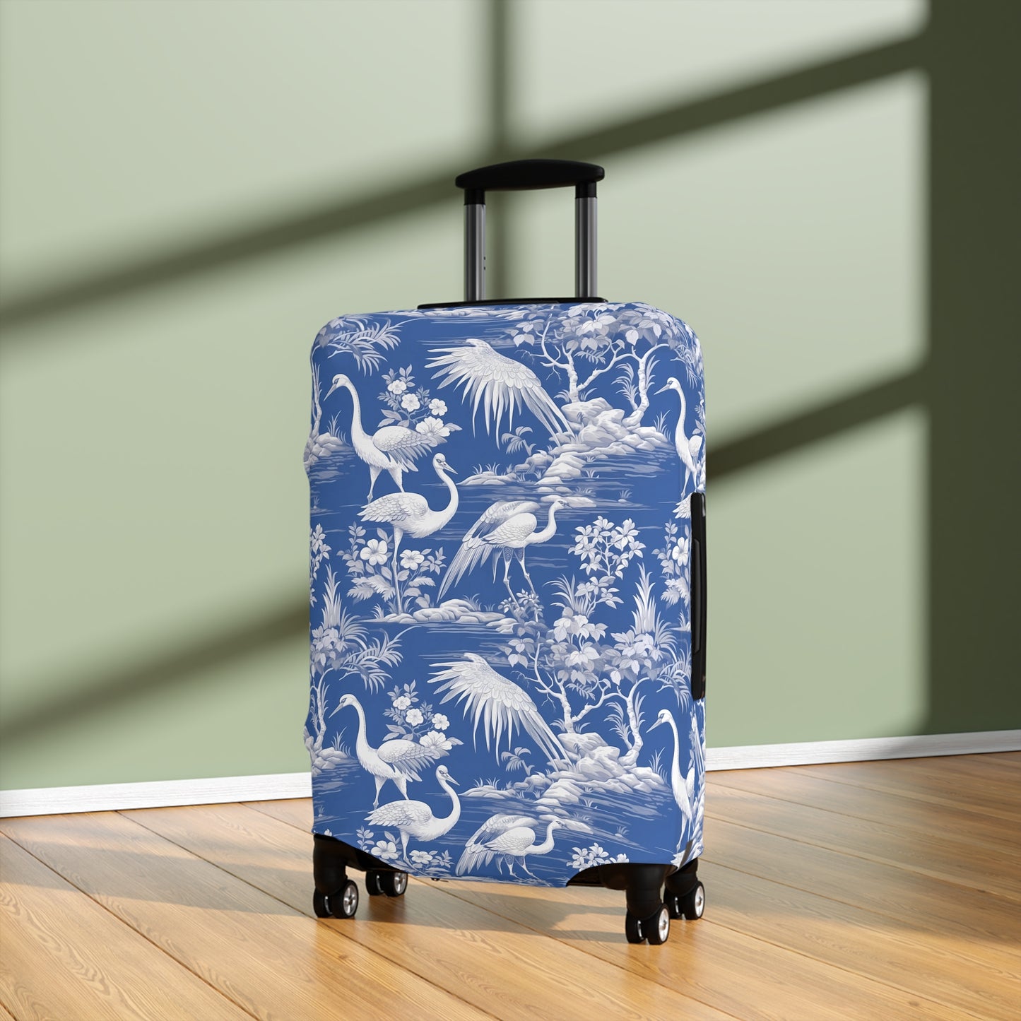Chinoiserie Luggage Cover - Elegant Suitcase Protector