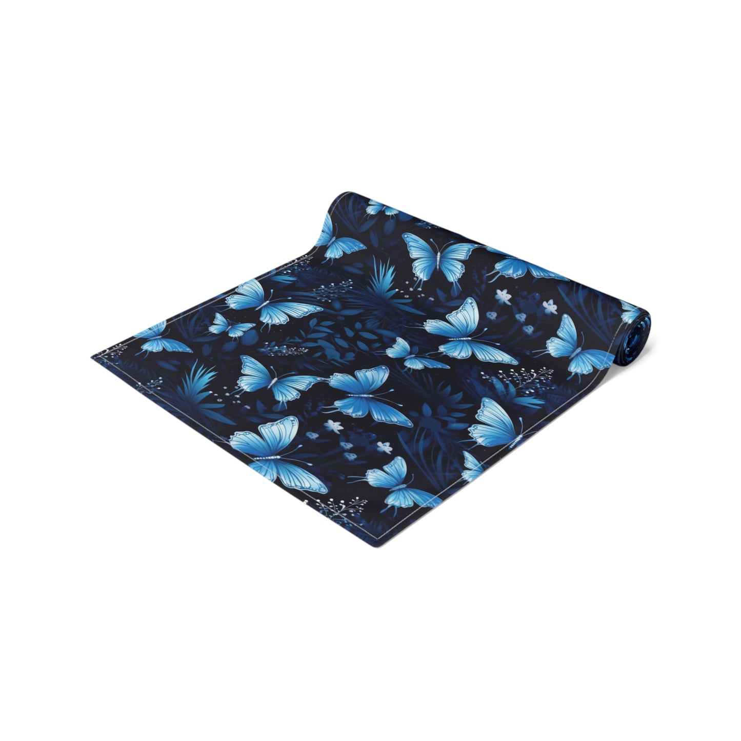 Butterfly Table Runner - Vibrant Patterns, Cotton Twill or Polyester - Perfect for Home Decor & Unique Gifts