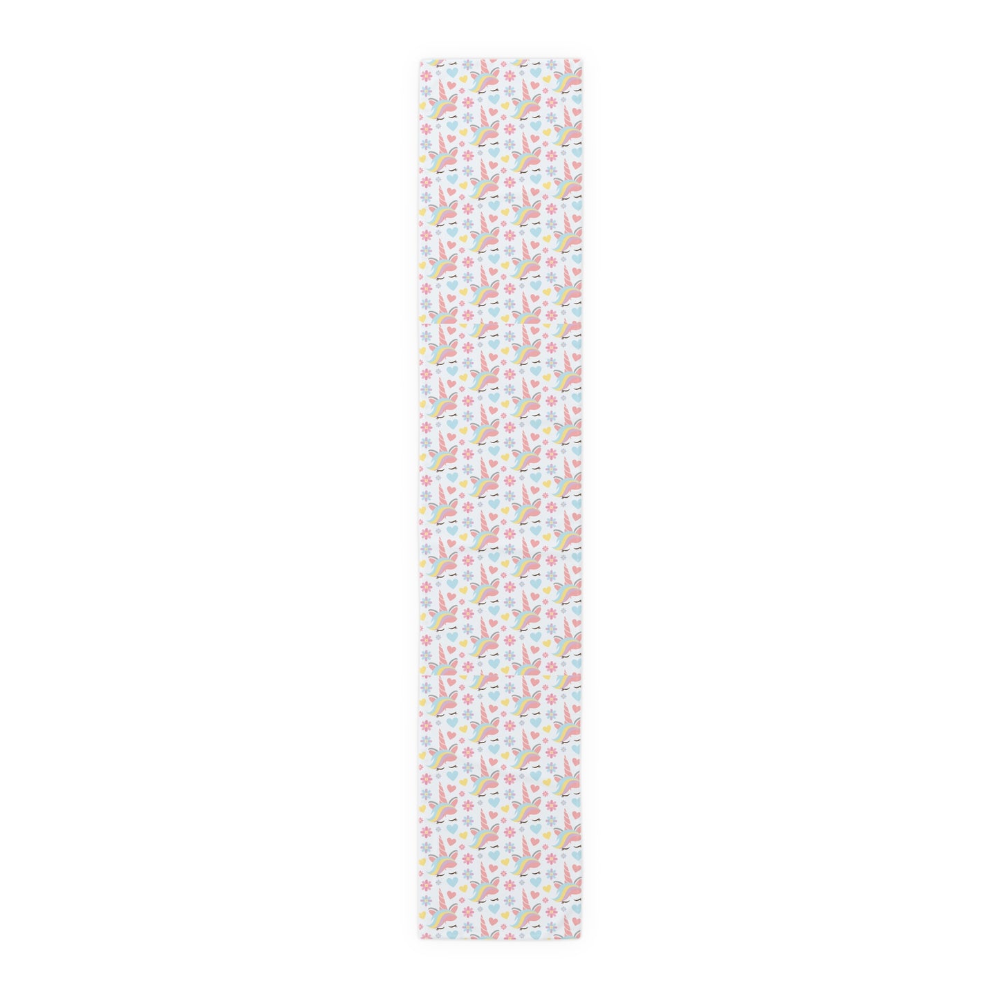 Unicorn Print Table Runner - Magical Elegance, Cotton Twill or Polyester - Perfect for Whimsical & Fantasy Home Decor