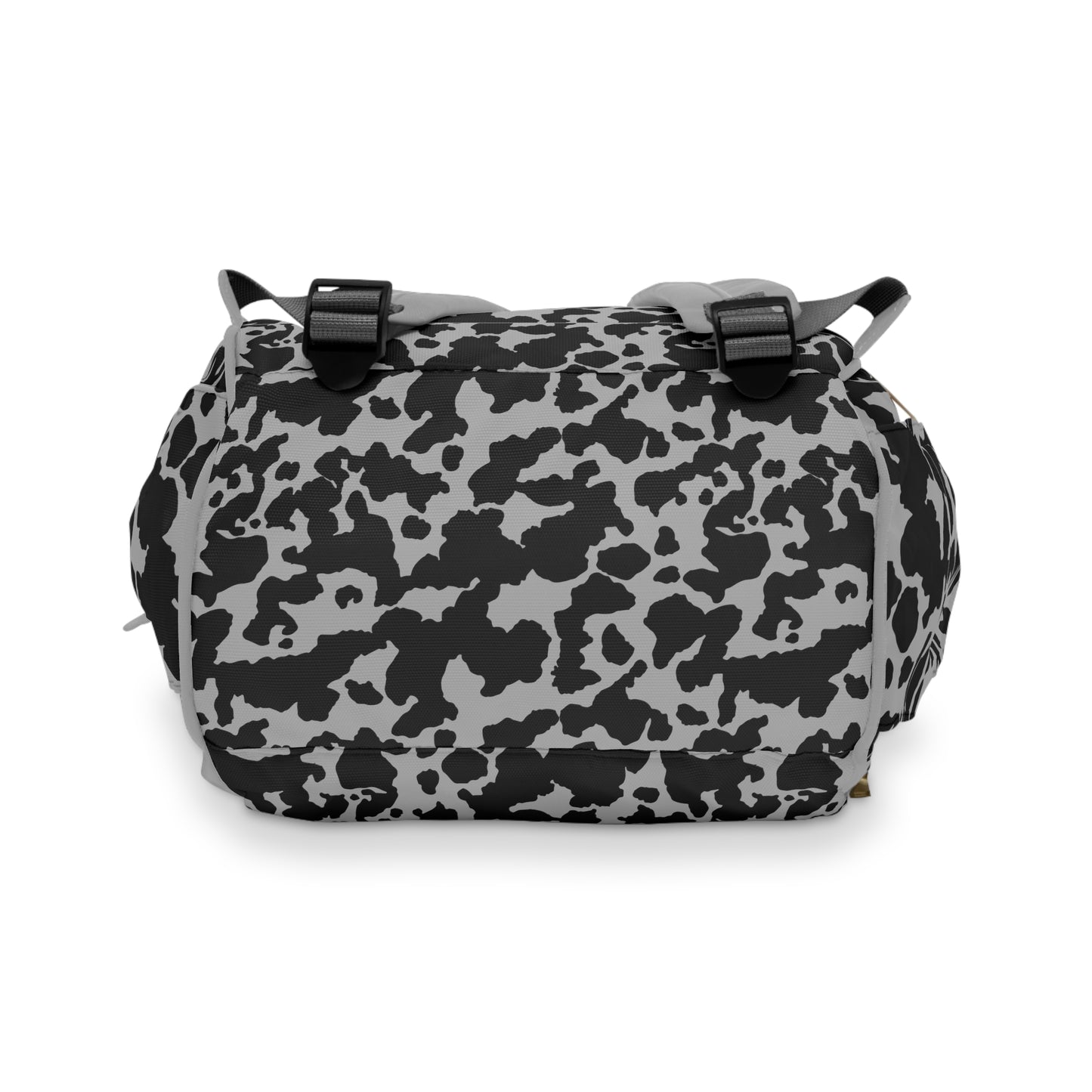 Cowhide Diaper Backpack - Chic & Durable Baby Bag with Genuine Cowhide Patterns, Perfect for Stylish Parents