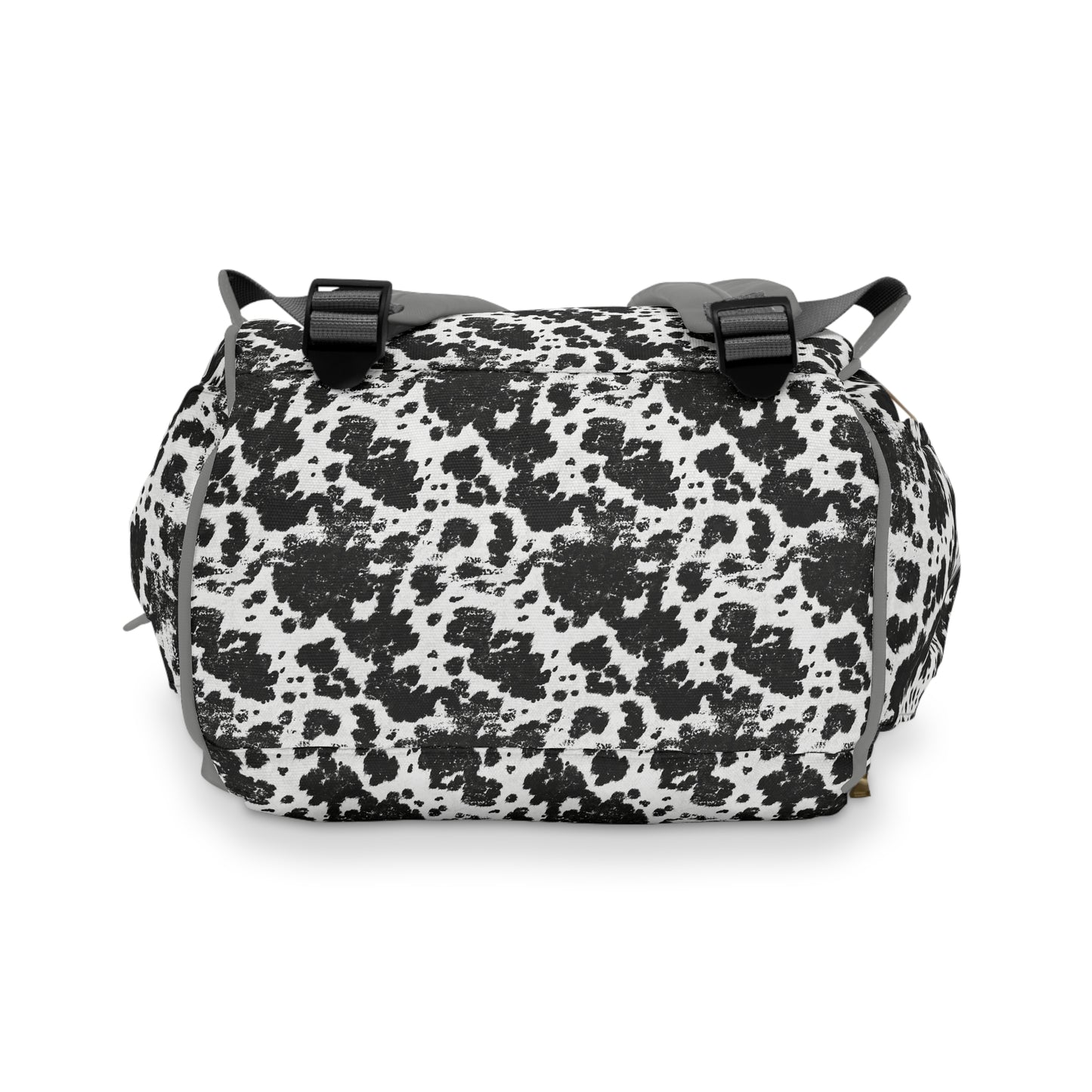 Cowhide Diaper Backpack - Chic & Durable Baby Bag with Genuine Cowhide Patterns, Perfect for Stylish Parents