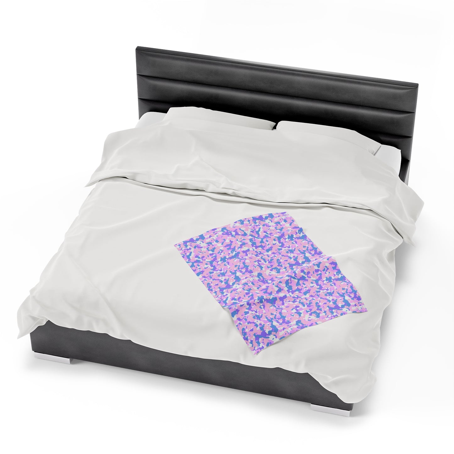 Camouflage Velveteen Plush Blanket | Soft, Rugged, Luxurious and Comforting | Available in Multiple Sizes