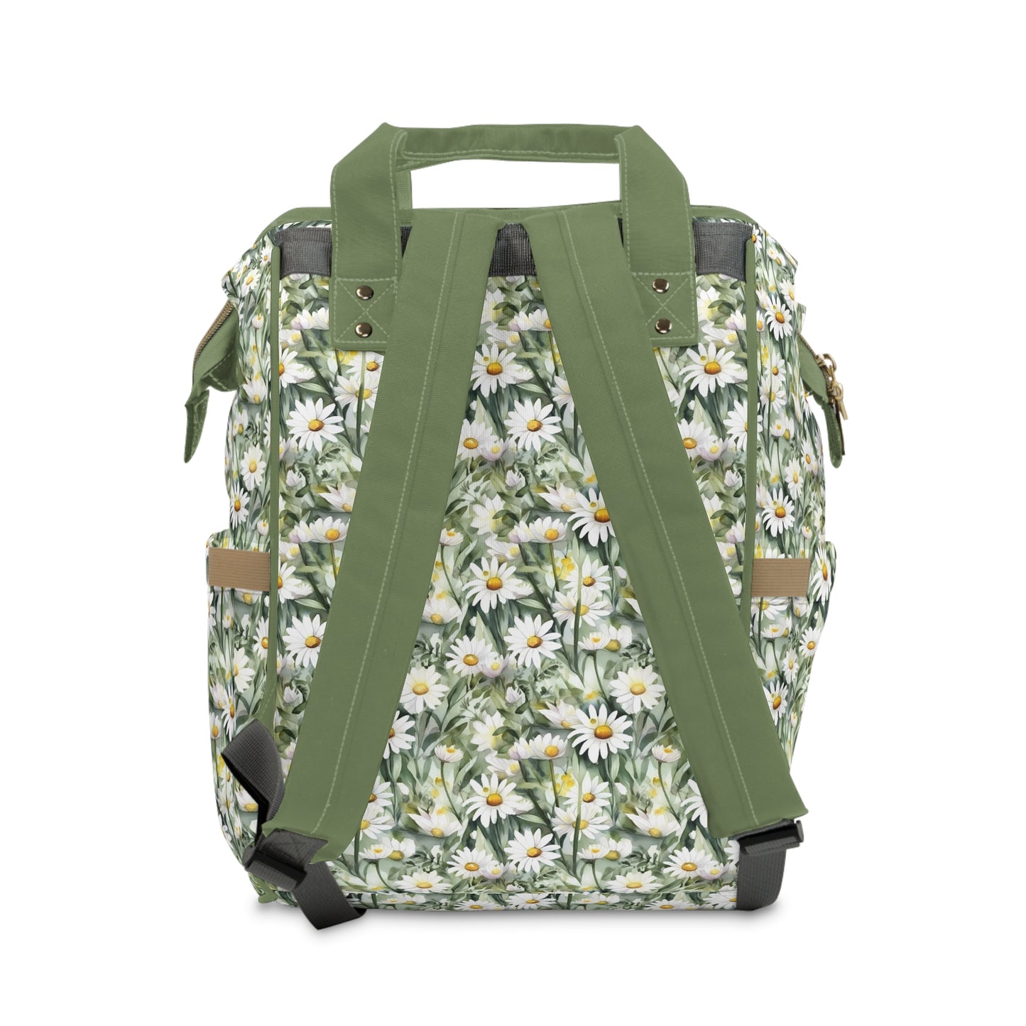 Daisy Diaper Backpack - Charming & Multifunctional Baby Bag with Daisy Patterns, Perfect for Nature-Loving Parents