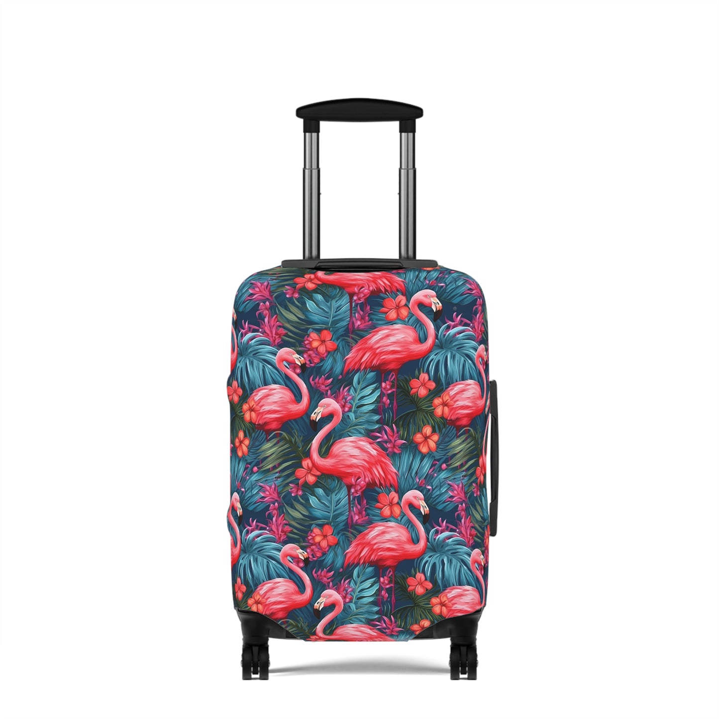 Flamingo Luggage Cover - Tropical Suitcase Protector