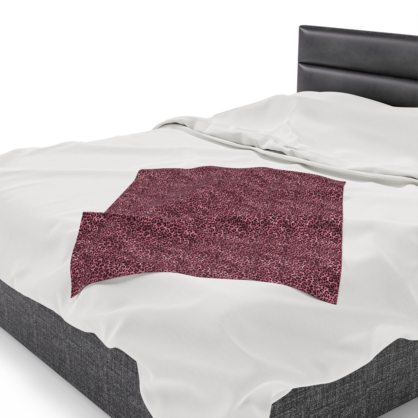 Leopard Velveteen Plush Blanket | Soft, Exotic, Luxurious and Comforting | Available in Multiple Sizes