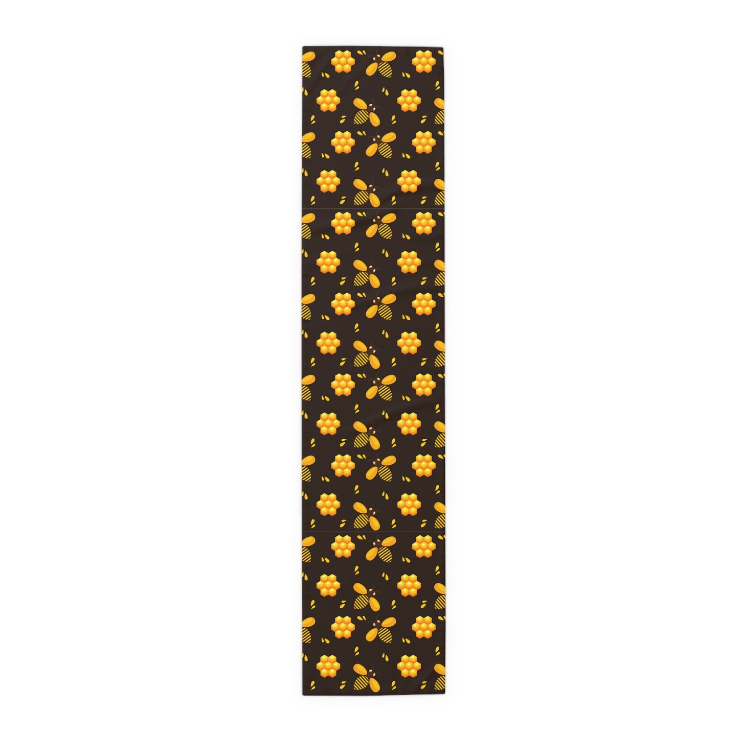 Honey Bee Print Table Runner - Buzzing with Charm - Perfect for Nature Lovers Homes