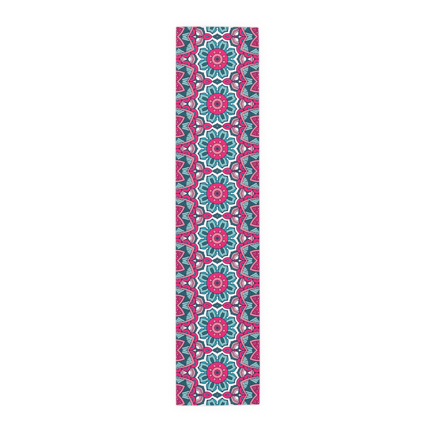 Mandala Print Table Runner - Intricate Patterns, Cotton Twill or Polyester - Ideal for Decorative Home Accents