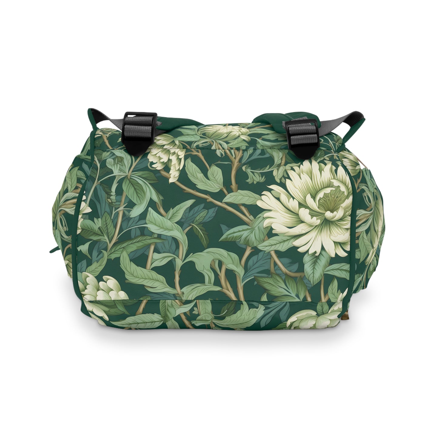 Chinoiserie Diaper Backpack - Elegant & Practical Baby Bag with Traditional Asian Motifs, Perfect for Stylish Parents