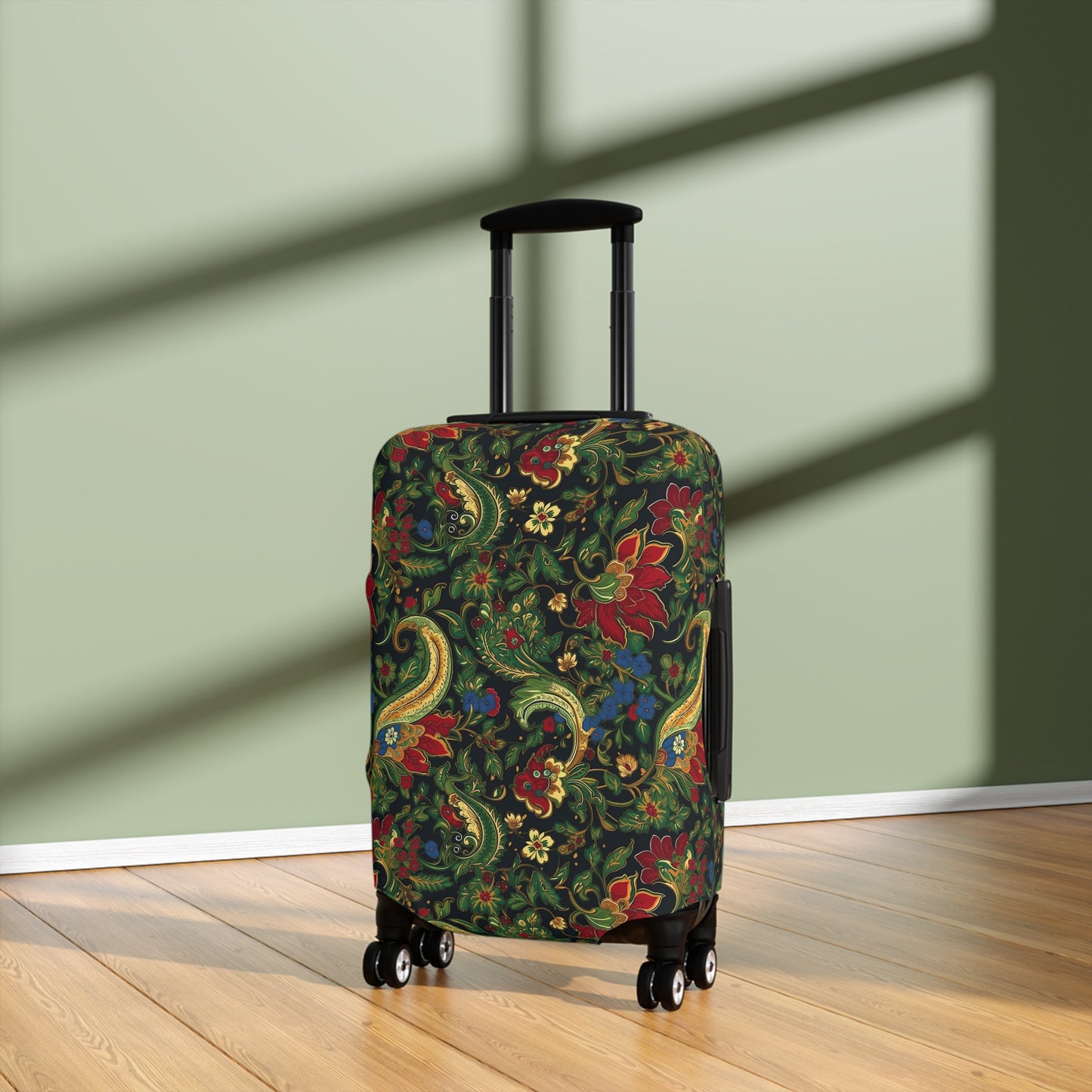 Chinoiserie Luggage Cover - Elegant Suitcase Protector
