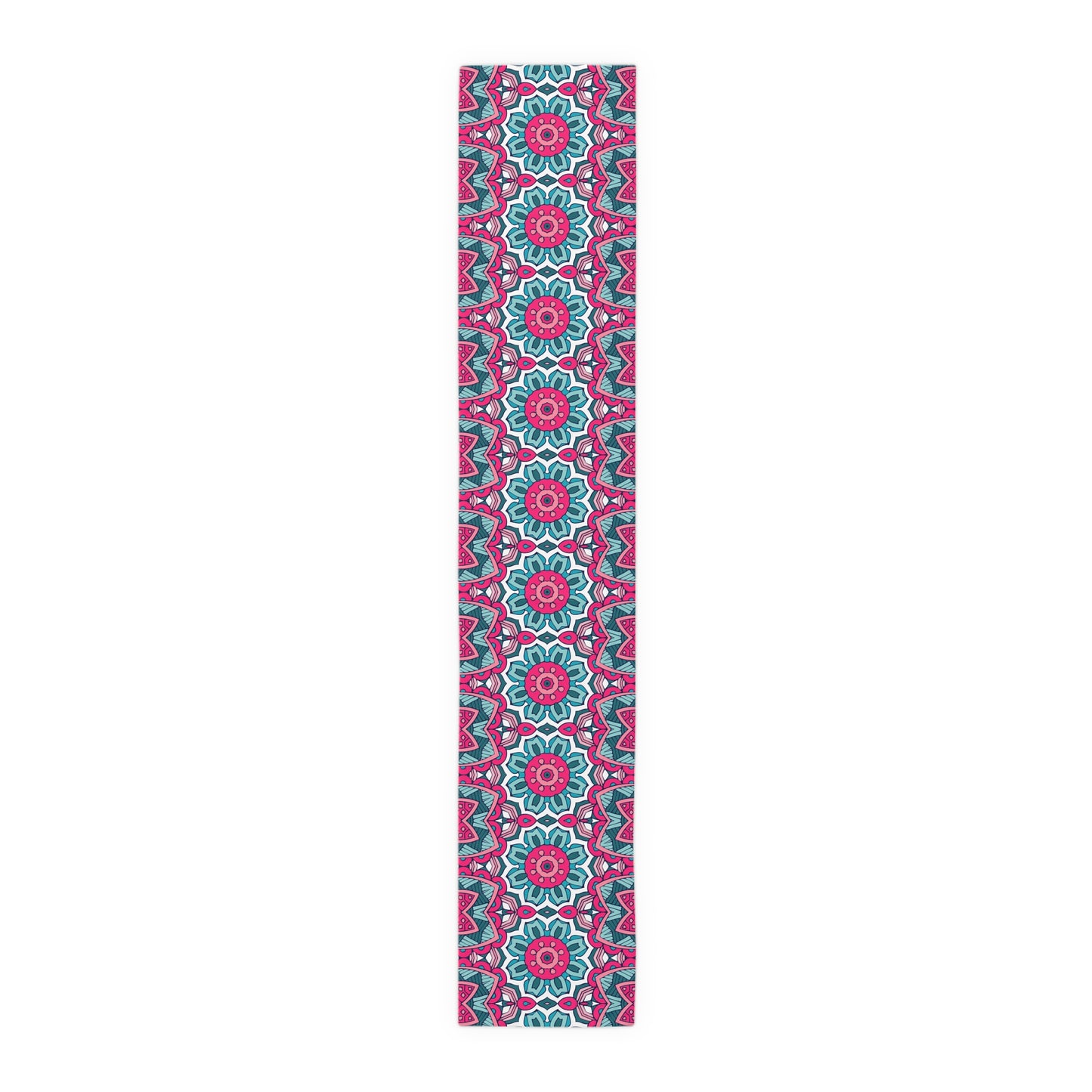Mandala Print Table Runner - Intricate Patterns, Cotton Twill or Polyester - Ideal for Decorative Home Accents