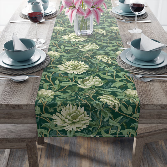 Chinoiseries Table Runner - Cotton Twill & Polyester