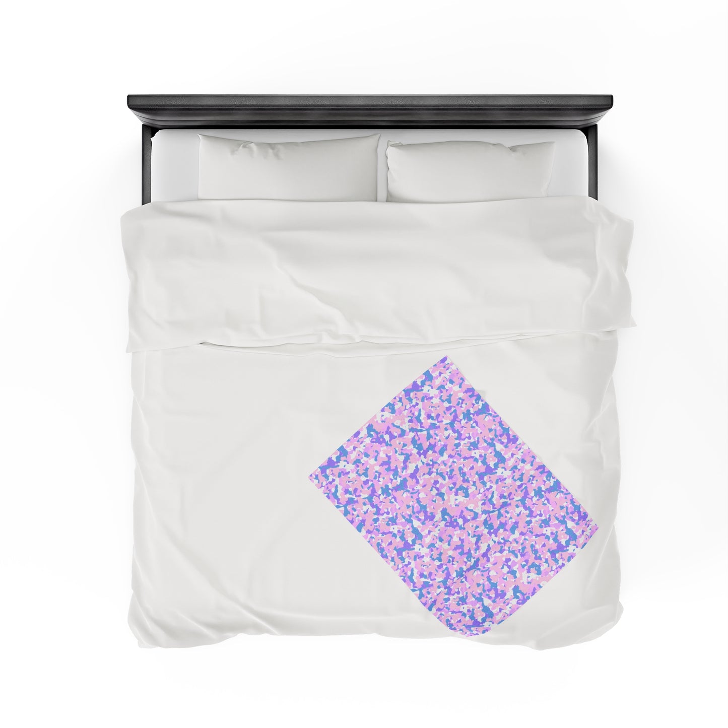 Camouflage Velveteen Plush Blanket | Soft, Rugged, Luxurious and Comforting | Available in Multiple Sizes